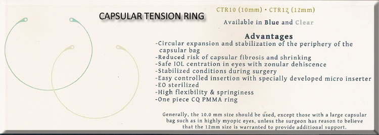 Cionni Capsular Tension Ring (Type 1L) | Beye